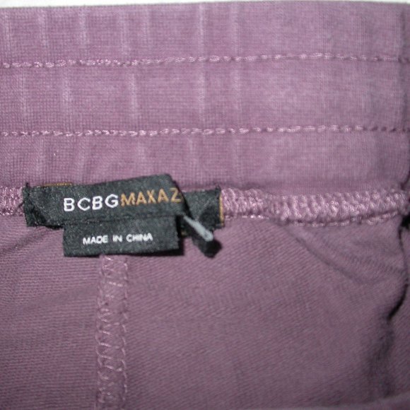 BCBG Sparkly Plum Coloured  Gym Pants - Picture 2 of 5